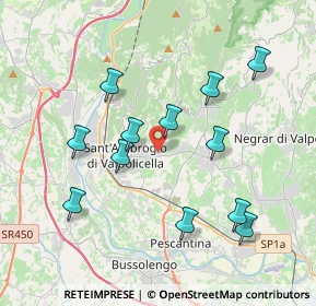 Mappa Via Pigna, 37015 Sant'Ambrogio di Valpolicella VR, Italia (3.80167)