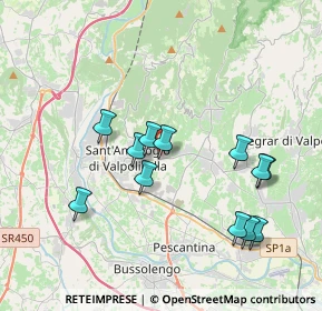 Mappa Via Pigna, 37015 Sant'Ambrogio di Valpolicella VR, Italia (3.7025)