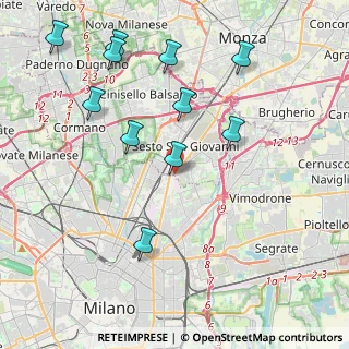Mappa Via Adamello, 20099 Sesto San Giovanni MI, Italia (4.46727)