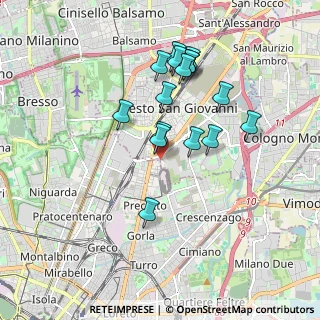 Mappa Via Adamello, 20099 Sesto San Giovanni MI, Italia (1.6625)