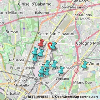 Mappa Via Adamello, 20099 Sesto San Giovanni MI, Italia (1.75)