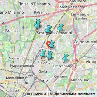 Mappa Via Adamello, 20099 Sesto San Giovanni MI, Italia (1.40364)