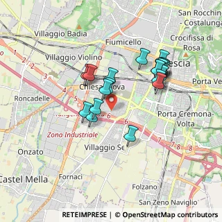 Mappa Via Parma, 25125 Brescia BS, Italia (1.5995)