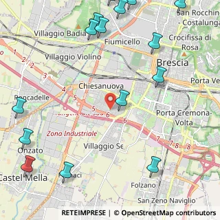 Mappa Via Parma, 25125 Brescia BS, Italia (3.19067)