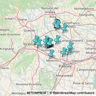 Mappa SP 25, 36043 Camisano Vicentino VI, Italia (8.3775)