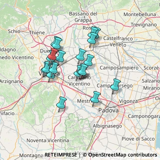 Mappa SP 25, 36043 Camisano Vicentino VI, Italia (11.7735)