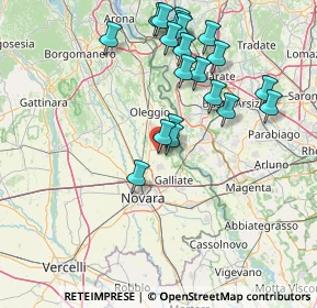 Mappa Via San Paolo della Croce, 28062 Cameri NO, Italia (15.789)