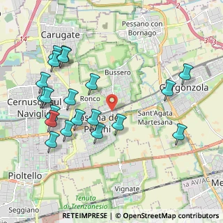 Mappa Viale Vittorio Veneto, 20051 Cassina de' Pecchi MI, Italia (2.234)