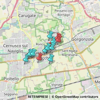 Mappa Viale Vittorio Veneto, 20051 Cassina de' Pecchi MI, Italia (1.15769)