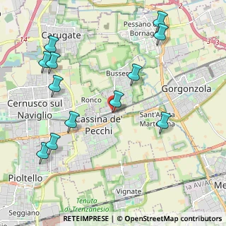 Mappa Viale Vittorio Veneto, 20051 Cassina de' Pecchi MI, Italia (2.44417)