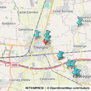 Mappa Via Filzi Fabio, 24047 Treviglio BG, Italia (2.20455)