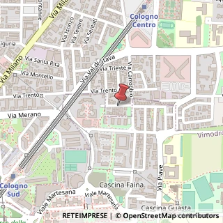Mappa Via Napoli,  14, 20093 Cologno Monzese, Milano (Lombardia)