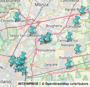 Mappa Via Napoli, 20093 Cologno Monzese MI, Italia (4.96294)