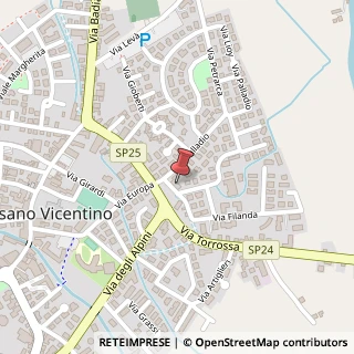 Mappa Via Giacomo Zanella, 1, 36048 Monticello Conte Otto, Vicenza (Veneto)