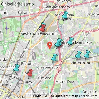 Mappa Via Livorno, 20099 Sesto San Giovanni MI, Italia (2.06364)