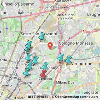 Mappa Via Livorno, 20099 Sesto San Giovanni MI, Italia (2.1025)