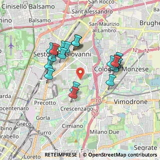 Mappa Via Livorno, 20099 Sesto San Giovanni MI, Italia (1.6755)