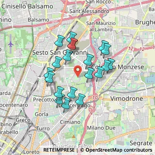 Mappa Via Livorno, 20099 Sesto San Giovanni MI, Italia (1.513)