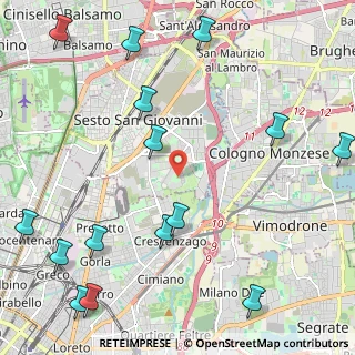 Mappa Via Livorno, 20099 Sesto San Giovanni MI, Italia (3.02067)