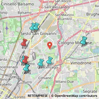 Mappa Via Livorno, 20099 Sesto San Giovanni MI, Italia (2.44545)