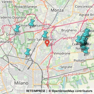 Mappa Via Livorno, 20099 Sesto San Giovanni MI, Italia (5.9875)