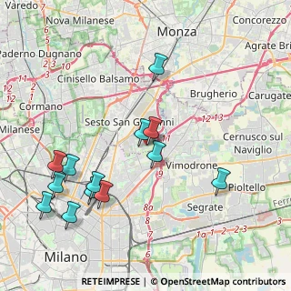 Mappa Via Livorno, 20099 Sesto San Giovanni MI, Italia (4.36615)