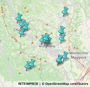 Mappa Via Padre Reginaldo Giuliani, 36071 Arzignano VI, Italia (3.49625)