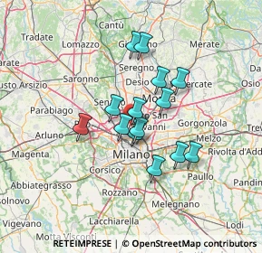 Mappa Via Privata Antonio Da Saluzzo, 20100 Milano MI, Italia (9.98571)