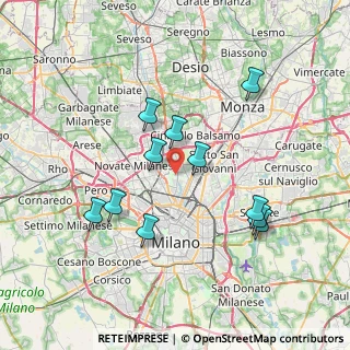 Mappa Via Privata Antonio Da Saluzzo, 20100 Milano MI, Italia (6.99364)