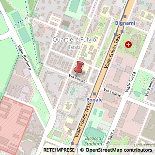 Mappa Via Ponale, 48, 20162 Milano, Milano (Lombardia)