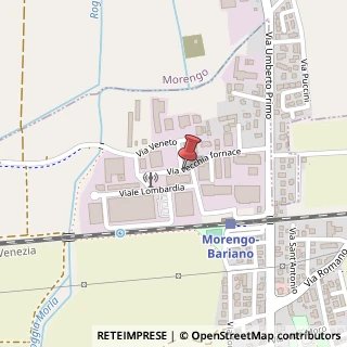 Mappa Via Vecchia Fornace,  13, 24050 Bariano, Bergamo (Lombardia)