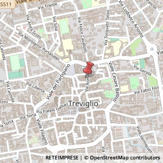 Mappa Via Roma, 25, 24047 Treviglio, Bergamo (Lombardia)