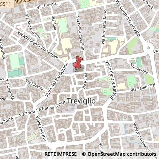 Mappa Via Zanda, 9, 24047 Treviglio, Bergamo (Lombardia)