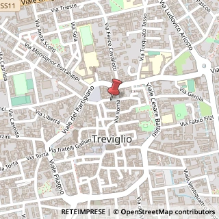 Mappa Via Zanda, 8, 24047 Treviglio, Bergamo (Lombardia)