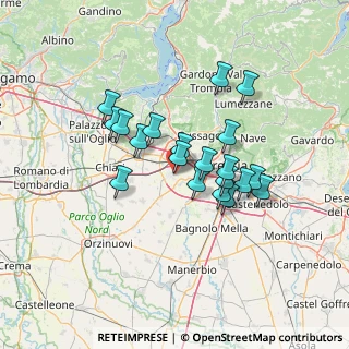 Mappa Via Brigata Orobica, 25039 Travagliato BS, Italia (11.1075)