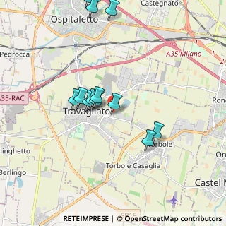 Mappa Via Brigata Orobica, 25039 Travagliato BS, Italia (1.79583)