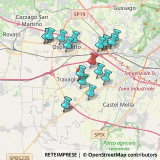Mappa Via Brigata Orobica, 25039 Travagliato BS, Italia (3.45947)