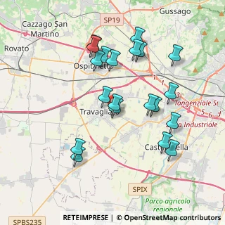 Mappa Via Brigata Orobica, 25039 Travagliato BS, Italia (3.7325)