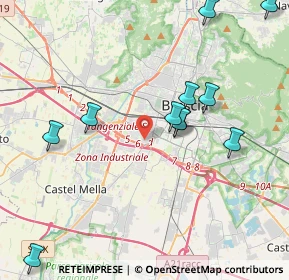 Mappa Via Lorenzo Ercoliani, 25125 Brescia BS, Italia (4.46)