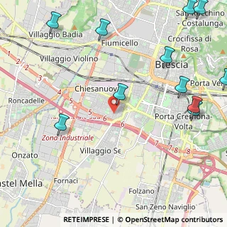 Mappa Via Lorenzo Ercoliani, 25125 Brescia BS, Italia (3.04273)