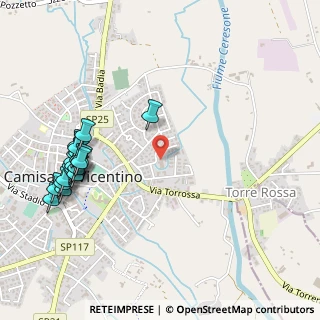 Mappa Via G. Zanella, 36043 Camisano Vicentino VI, Italia (0.6165)