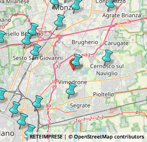 Mappa Via Copernico, 20093 Cologno Monzese MI, Italia (6.4245)