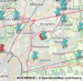 Mappa Via Copernico, 20093 Cologno Monzese MI, Italia (6.73)