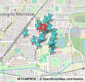 Mappa Via Copernico, 20093 Cologno Monzese MI, Italia (0.2455)