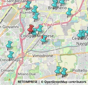 Mappa Via Copernico, 20093 Cologno Monzese MI, Italia (2.6435)