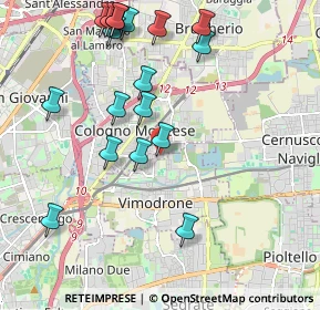 Mappa Via Copernico, 20093 Cologno Monzese MI, Italia (2.24889)