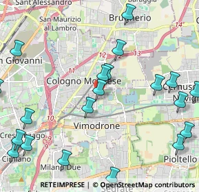 Mappa Via Copernico, 20093 Cologno Monzese MI, Italia (2.7785)