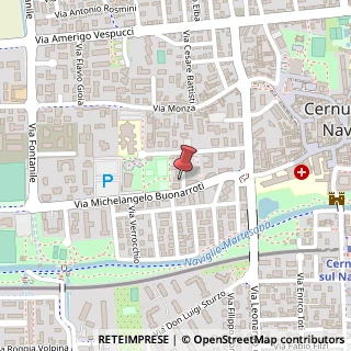 Mappa Via Bernardino Luini, 3, 20063 Cernusco sul Naviglio, Milano (Lombardia)
