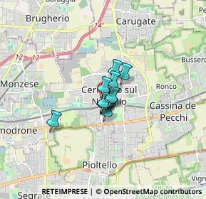Mappa Via Ambrogio Uboldo, 20063 Cernusco sul Naviglio MI, Italia (0.70545)