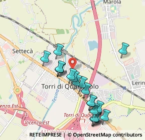 Mappa Via dei Finanzieri, 36040 Torri di Quartesolo VI, Italia (1.0045)